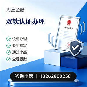 邢台双软认证申报服务